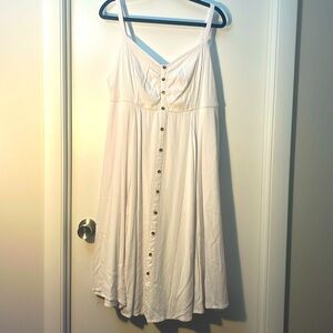 Torrid white Midi Dress